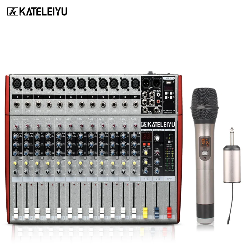 DJ Mixer W6000T12 профессиональный усилитель звуковой частоты для микшера процессор 12
