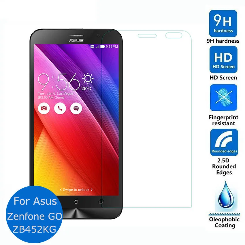 Для Asus Zenfone GO 4 5 ZB452KG дюймов закаленное стекло для защиты экрана 0 26 мм 2.5D 9h Защитная