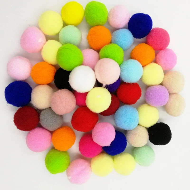 Mix color 1 Помпон 8 мм, 10 мм, 15 мм, 20 мм, 25 мм, 30 мм, мягкие помпоны, Пушистый Плюшевый помпон для рукоделия, помпоны, шар для домашнего декора, швейные принадлежности, 20 г - Цвет: Mix color 1