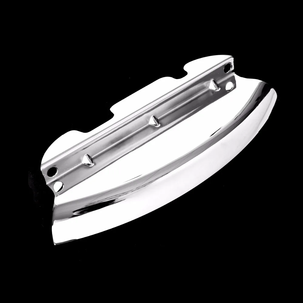 Фото Хромовая Нижняя трехместная ветровая дефлектор дерева для Harley Touring Electra Street Glide FLH/T FLHX 2014 2015 2016 2017 2018 2019 2020 №2