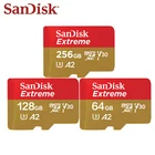 Sandisk карта памяти Micro SD, 16 ГБ, 32 ГБ, 64 ГБ, 100% ГБ, 128 ГБ, 256 ГБ