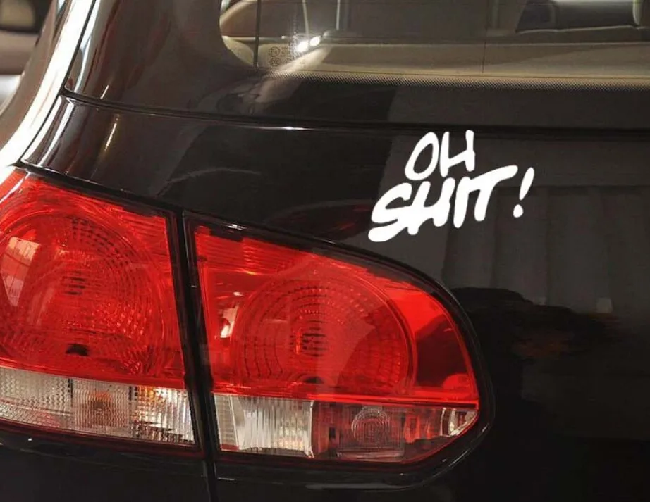 Новинка 14 Х9 см Стильные наклейки для автомобиля с английской надписью в стиле