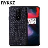 rykkz for oneplus 6 case genuine leather phone protective back cover for oneplu 6 5 5t mobile phone case