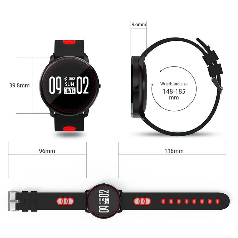 Cf007 Bluetooth Smart Band Фитнес трекер Смарт-браслет сердечного ритма Мониторы