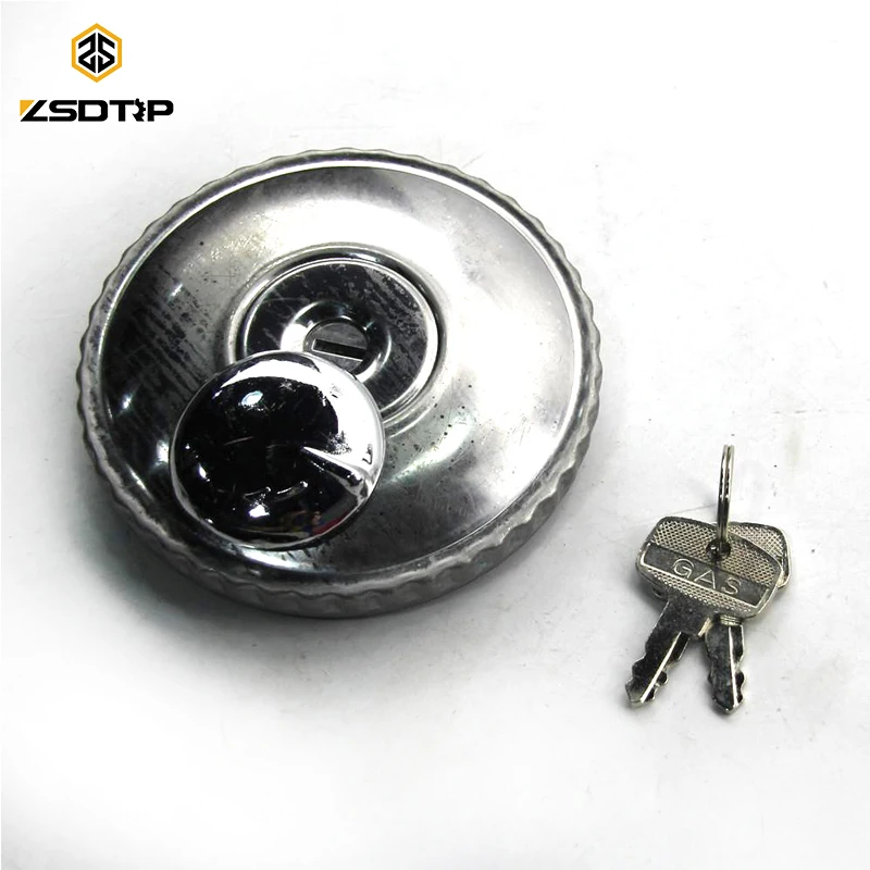 Боковой замок ZSDTRP K750 для топливного бака мотоцикла из нержавеющей стали крышка с