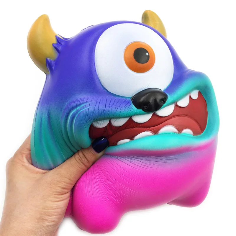 Гигантские сквиши монстры Cyclops Джамбо Полиуретановые Мягкие игрушки от