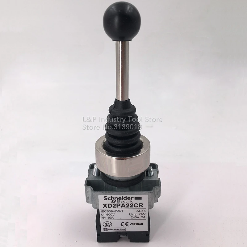 

New Original Schneider 22mm XD2PA22CR Joystick Controller XD2-PA22CR 2 Position Self Resetting Cross Rocker Switch