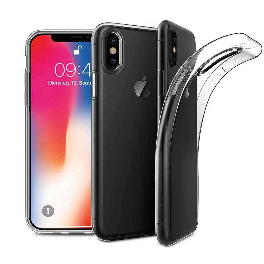 Чехол для apple iphone XS Max XR X 10 7 8 9 6 6S Plus 2018 TPU силиконовый чехол защитный мягкий