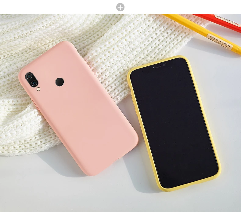 Силиконовый чехол для Xiaomi Redmi Note 7 K20, милый Официальный жидкий силиконовый чехол для Xiaomi Mi 6 8 9 SE 8 Lite Fundas Capas