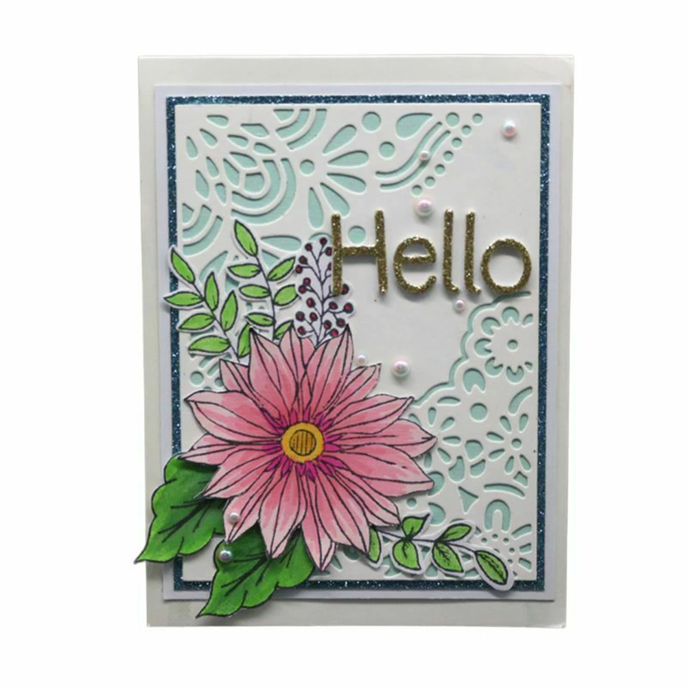 Конверт Угловые режущие штампы DIY Скрапбукинг тиснение бумажные карты трафарет