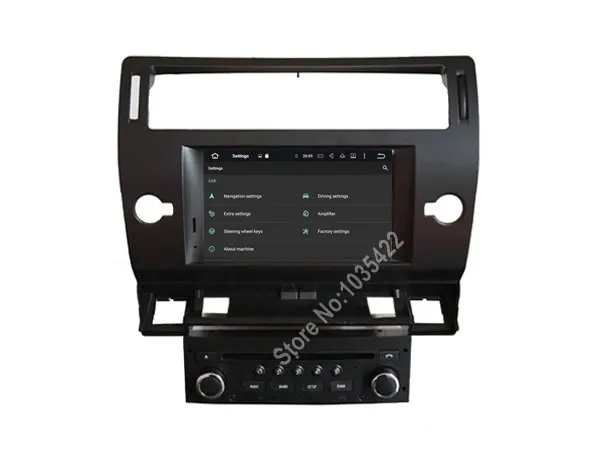 Android 8 0 автомобильный аудио dvd-плеер для CITROEN C4 (2004-2012) gps мультимедиа головное