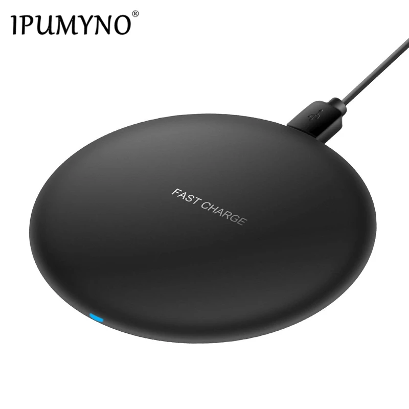 

IPUMYNO 10 Вт Qi Беспроводное зарядное устройство для iPhone XS X 8 Plus USB беспроводное зарядное устройство для быстрой зарядки для Samsung Galaxy S9/S9 + S8 S7 Note 8