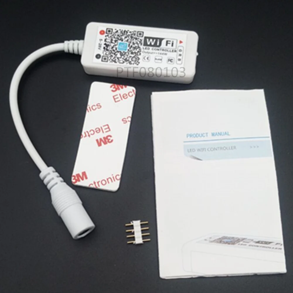 1 шт. 144 Вт RGBW Wifi LED RGB контроллер DC12V мини RGB/RGBW для светодиодные ленты | Лампы и