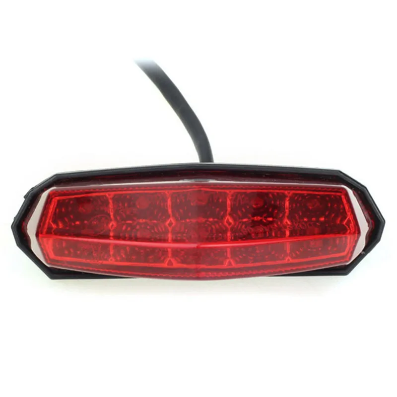 

Motorcycle 10LED Rear Taillight Brake Tail Light Lamp Motorcycle Modifed Brake Lights Motocross Turn Signal Integrated Light