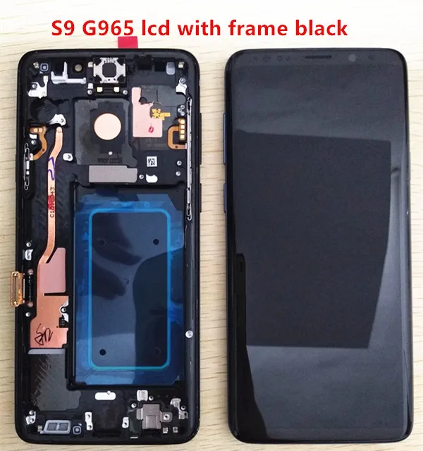 2960*1440 100% Оригинальный ЖК-дисплей с рамкой для SAMSUNG Galaxy S9 дисплей + Plus G960 G965