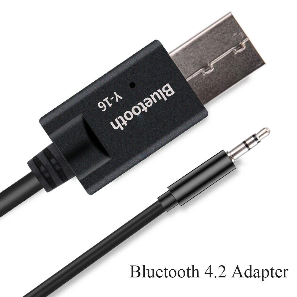 Новый Bluetooth аудио приемник USB адаптер 3 5 мм стерео для автомобиля вспомогательный