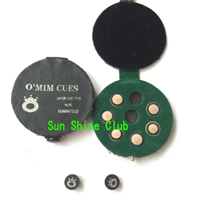 Бесплатная доставка 8 шт./лот 11 мм коричневый с черным цветом Omin Snooker кий