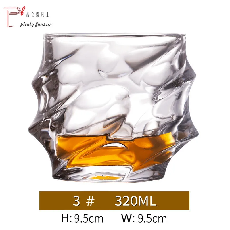 3-320ML 1 PCS Новое Классическое креативное Вино Виски Хрустальное стекло es костюм личность Европейский духи пивной бар стеклянная чашка вечерние для питья - Цвет: 3-320ML 1 PCS