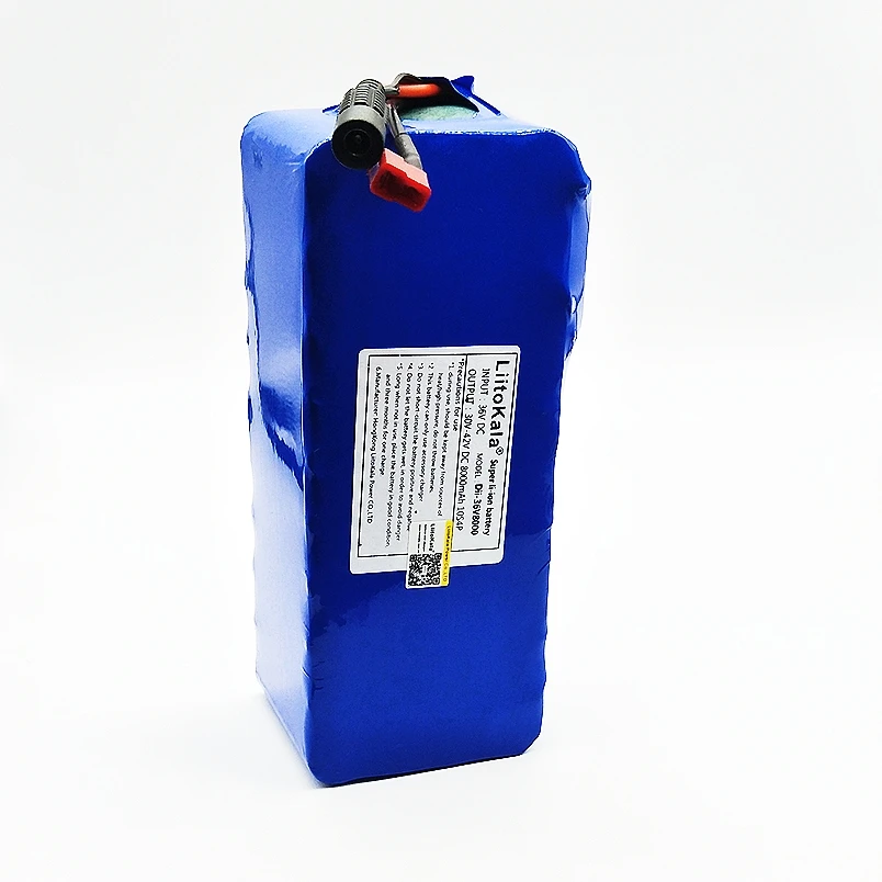 Новый liitoKala 10S4P 36v8ah Электрический велосипед литий-ионный аккумулятор 18650 8000 мАч