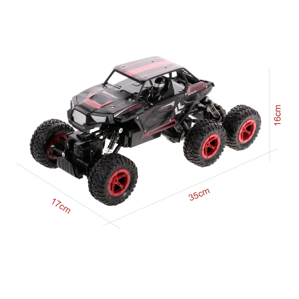 Радиоуправляемые машинки игрушки для детей D819 1/14 2 4 ГГц 6WD RC Рок гусеничный багги