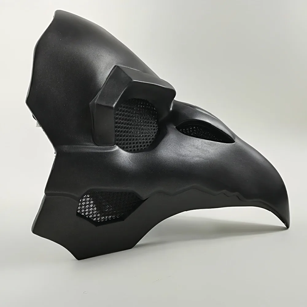 Прямая поставка ПВХ Тип панк маска ворона жнец Nevermore кожа маски жнец маска Чумного доктора птицы длинный нос панк ворона Ретро Рок