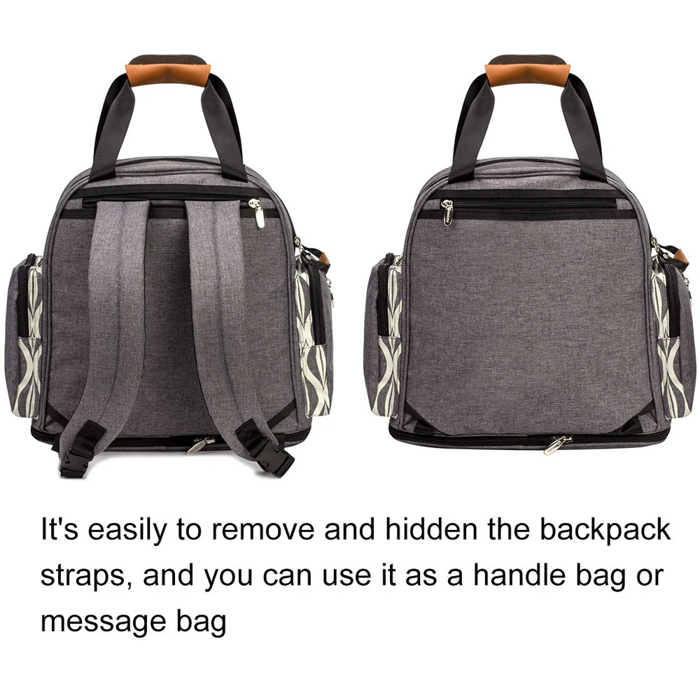 Lekebaby сумка для подгузников, сумка для подгузников, сумка для беременных, сумка-Органайзер на плечо, сумка для путешествий, Большая вместительная сумка для мам