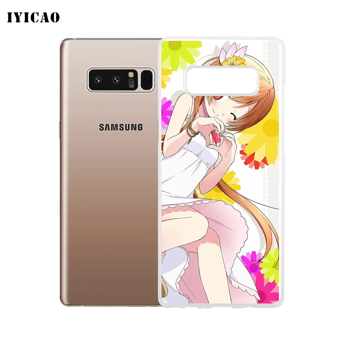 IYICAO Nisekoi мультфильм мягкий силиконовый чехол для телефона samsung A5 A6 плюс A7 A8 A9 J3 J5 J7