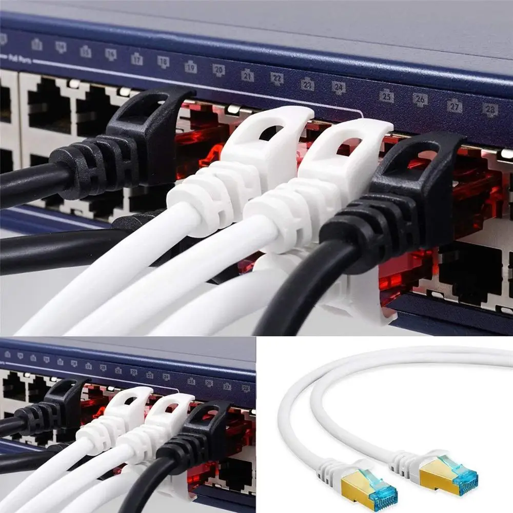 Ethernet-кабель RJ45 Cat6 Lan-кабель 0 3 м 5 1 2 10 CAT 6 сетевой гигабитный Соединительный кабель