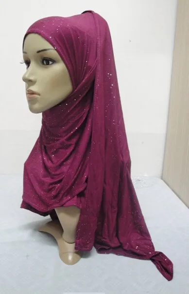 H887a Высокое качество Большой размер эластичный шарф из хлопкового трикотажа с