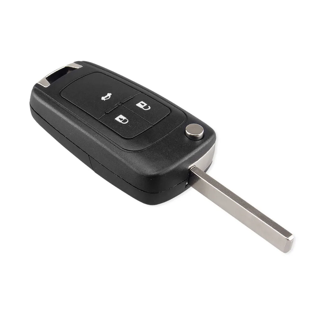KEYYOU 2 3 кнопки флип складной дистанционный чехол для ключей для Opel Vauxhall Corsa Astra Vectra Zafira Omega HU100 нерезанное лезвие