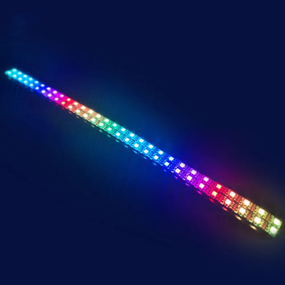 Цветной охлаждающий вентилятор с радужными огнями RGB 120 мм светодиодный