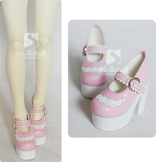 Обувь на высоком каблуке для шарнирных кукол масштаб 1/4 1/3 аксессуары ботинок BJD/SD