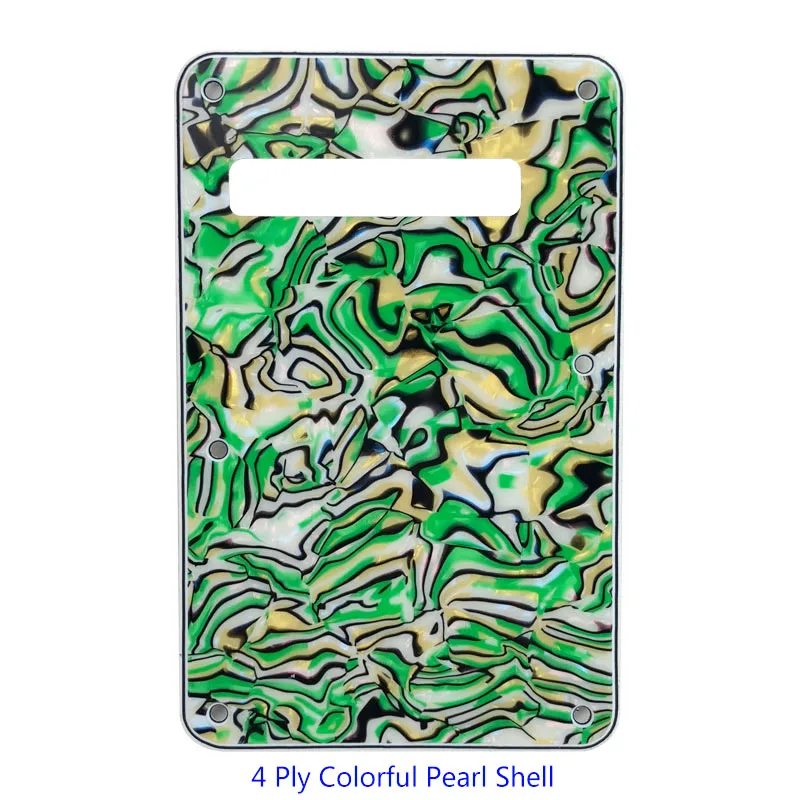 Colorful Pearl shell Pleroo пользовательские гитарные части-для США Страт гитара тремоло крышка Страт задняя пластина Гитара Pickguard скретч пластина - Цвет: Colorful Pearl shell