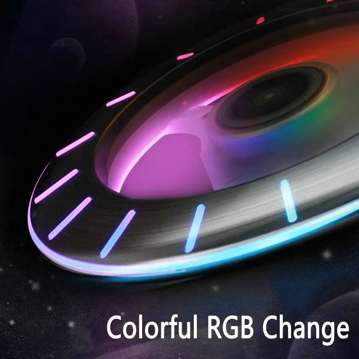 Универсальная цветная(RGB) Процессор кулер с цветовой моделью RGB Вентилятор охлаждения тихий охлаждающий вентилятор радиатора для LGA 115X/775 AMD FM2/FM1/AM3+/AM4/AM2/940/939/754