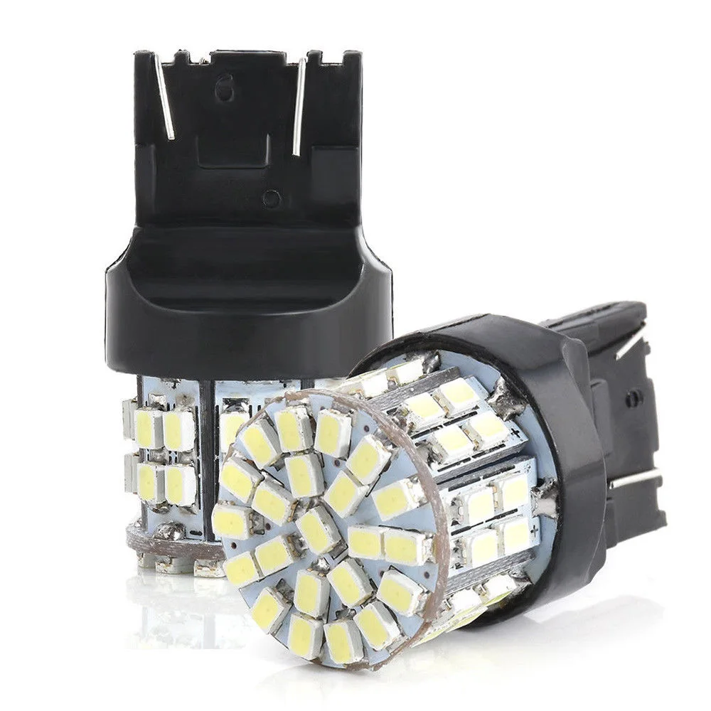 2 шт. T20 7443 W21/5 Вт 1206 светодиодный 50SMD Автомобильный задний стоп сигнал стояночные