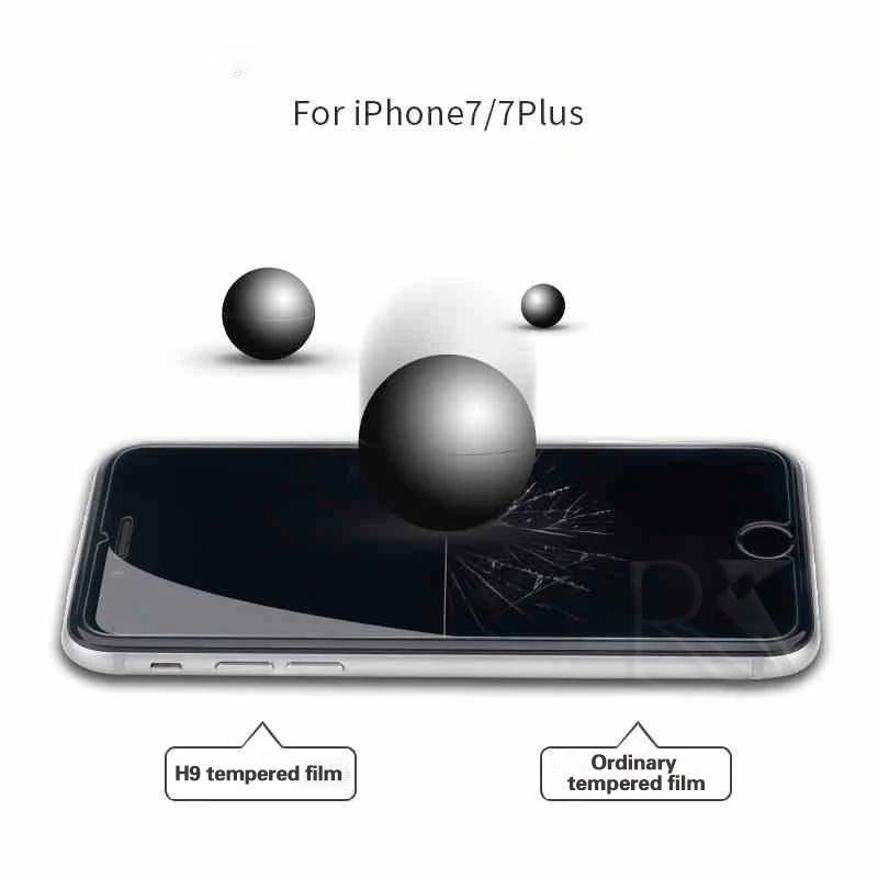 Закаленное стекло для iPhone 7 6s 8 6 защитное противоударное Премиум твердое покрытие