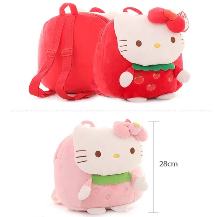 3D сумки для девочек, плюшевый рюкзак для детей, рисунок hello kitty, школьные сумки для студентов, школьный рюкзак, детские сумки, mochilas escolares