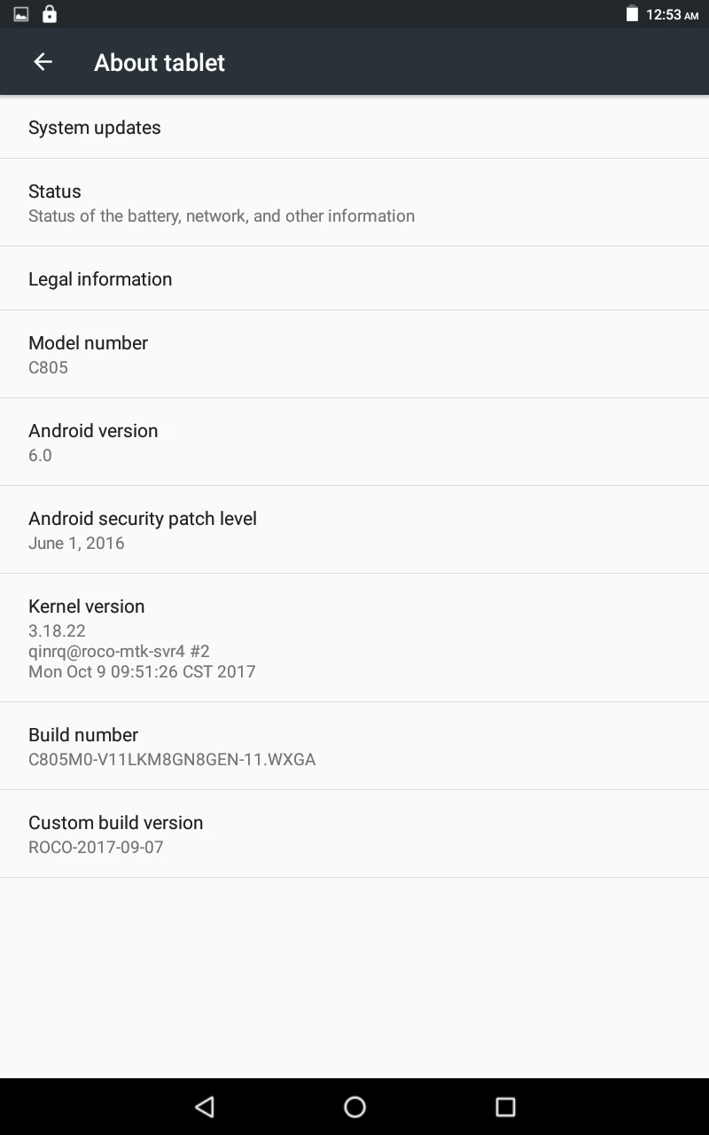 10,1 дюймов 800x1280 планшетный ПК C805 четырехъядерный Android 6,0 32 ГБ rom HDMI