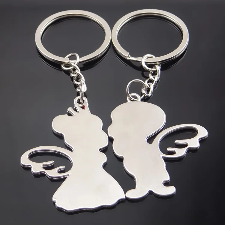 Новинка женский маленький ангел высококачественный металлический брелок для