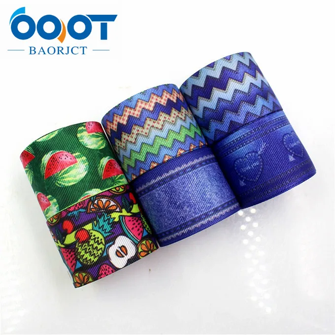 6 style mix OOOT BAORJCT 179283 38 мм 10 ярдов ковбойские Ленты Термотрансферная печать решетки Свадебные аксессуары DIY материалы ручной работы - Цвет: 6 style mix
