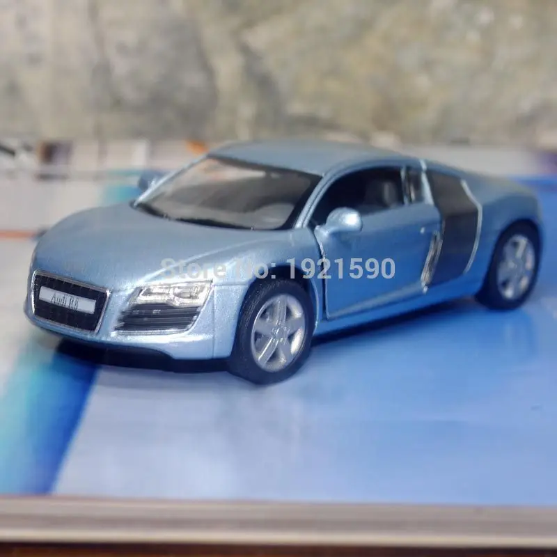 KT 1/36 масштабная модель автомобиля игрушки Германия Audi R8 литья под давлением металлическая модель автомобиля игрушка для подарка/коллекции/детей