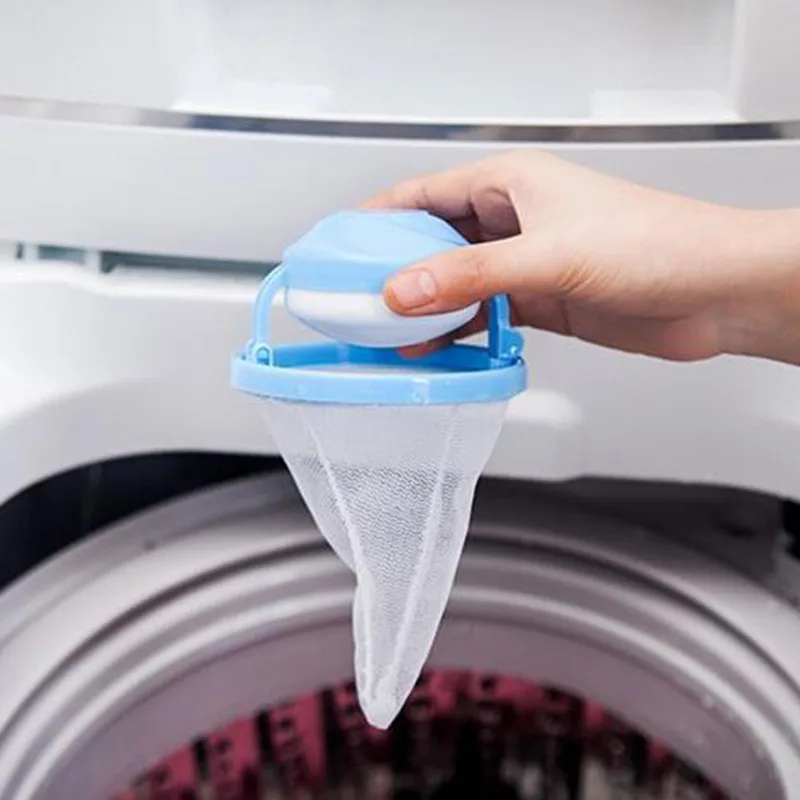 Круглая сетчатая фильтрующая сумка плавающий стильный фильтр для стиральной