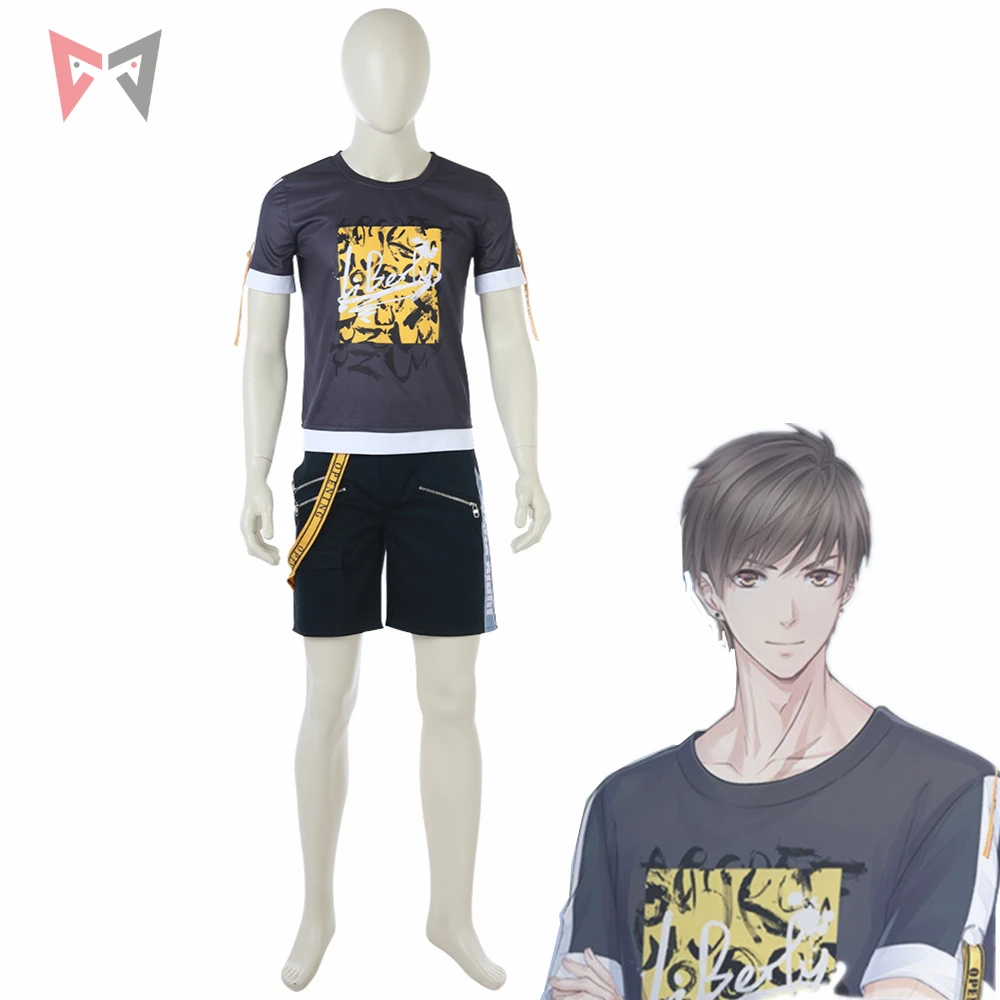 MMGG lyzzr Love and producer Cosplay bai qi Costume T shirt pants custom made size | Тематическая одежда и униформа