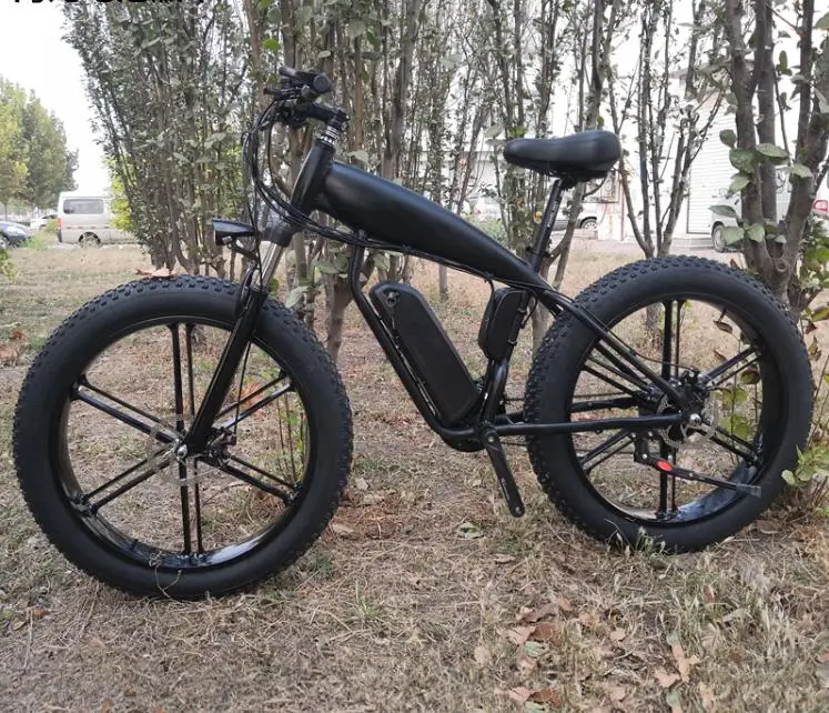 Kalosse aluminum alloy 48V 500W 26*4.0 tires 24speed M310 Hydraulic brakes electric fat bike electrical snow | Спорт и развлечения
