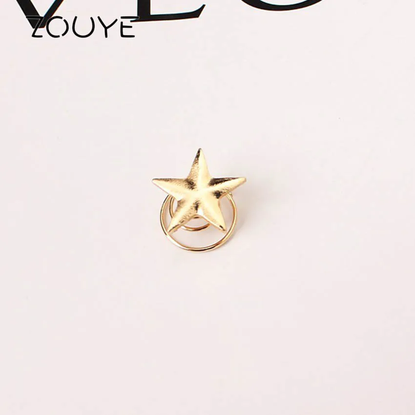 ZOUYE Star Helical Hairpin Hair Jewelry 5pics Fairy Cute Romantic Golden Color Trendy | Украшения и аксессуары
