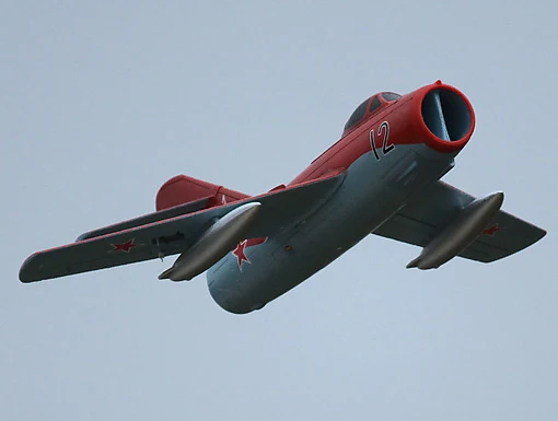 Без батареи, RTF RC Самолет Mig 15 с 64 мм EDF