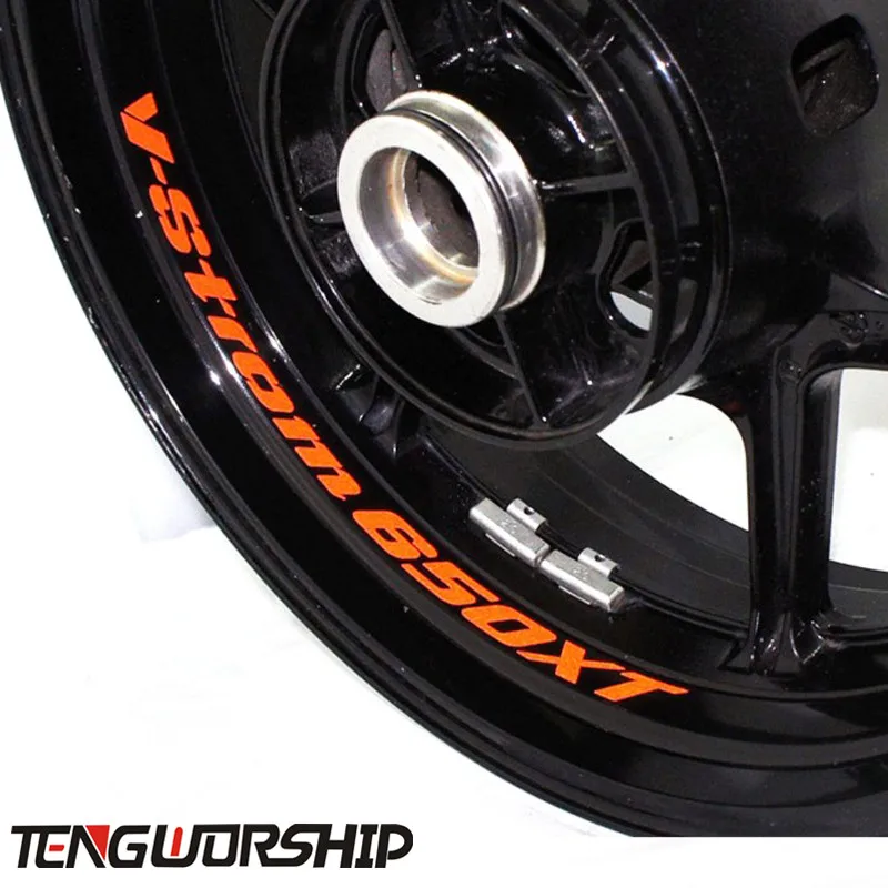 Teng Worship 8 X пользовательские наклейки на внутренний обод колеса Светоотражающие в