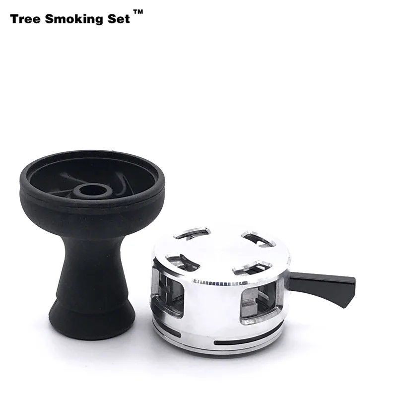 Силиконовый кальян черная чаша и калоу для курения Chicha Narguile Nargile курительная