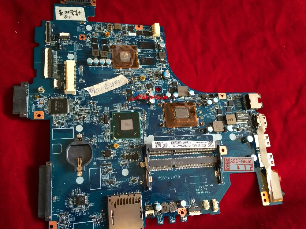 

Используется для материнской платы Sony Vaio SVF1521 Pentium 2117U A1961859A A1945024A DA0HK9MB6D0 100% проверенный ОК