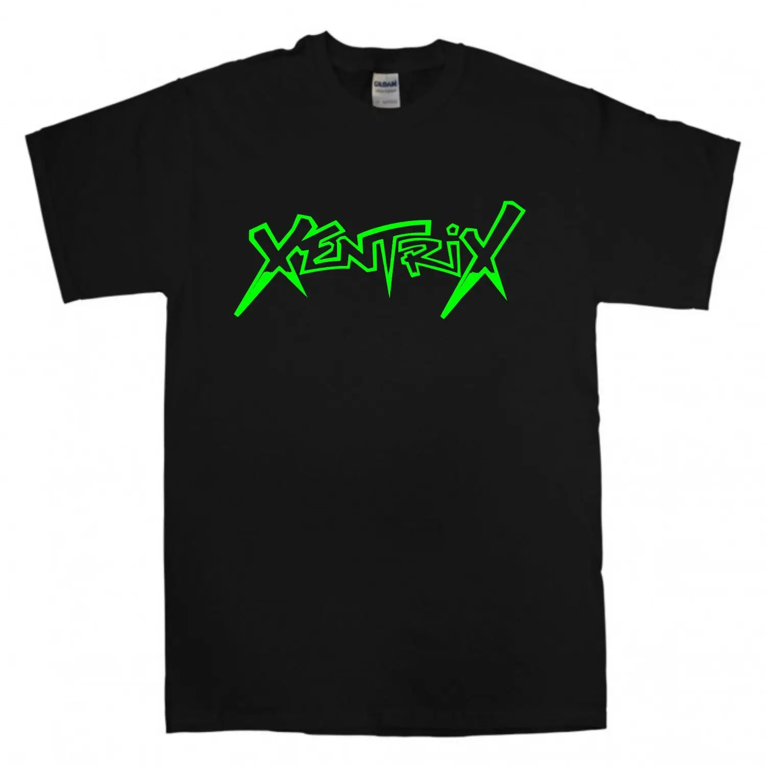 XENTRIX футболка Новая Черная с логотипом S 3XL Thrash Metal Slayer Evile Heathen Футболка принтом